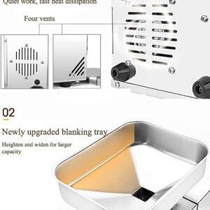 LETWOO 700W Commercial Automatic Oil Press Machine Industrial Oil pressing machine Nuts Seeds Oil Presser Pressing Machine Cold Hot Press All Stainless Steel High Oil Extractor (Model HBM-8086) - Image 7
