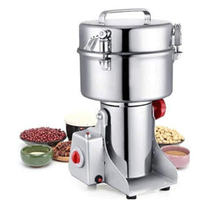LETWOO 2000g Electric Grain Grinder Spice Grain Mill Stainless Steel 20s 25000RPM High Speedy Grinding with Overload Protection& 5min Timer Mill for Dry Spice Herbs/Nut/Coffee/Rice (2000g)