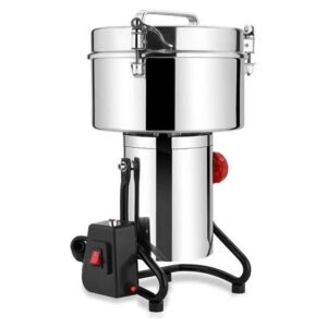 LETWOO Commercial Home Large Capacity Crusher Grains Dry Grinding Machine, Stainless Steel High Power Spice, Herb, Medicine Mill, Grinding Broken Powder Machine For Household (4500gm)