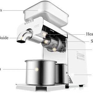 LETWOO 700W Commercial Automatic Oil Press Machine Industrial Oil pressing machine Nuts Seeds Oil Presser Pressing Machine Cold Hot Press Stainless Steel Oil Extractor With Temperature Control Display - Image 5