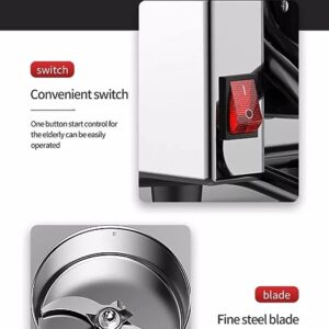 LETWOO Commercial Home Large Capacity Crusher Grains Dry Grinding Machine, Stainless Steel High Power Spice, Herb, Medicine Mill, Fine Grinding Broken Powder Machine For Household (3500gm) - Image 5