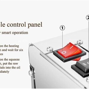 LETWOO 700W Commercial Automatic Oil Press Machine Industrial Oil pressing machine Nuts Seeds Oil Presser Pressing Machine Cold Hot Press All Stainless Steel High Oil Extractor (Model HBM-8086) - Image 4