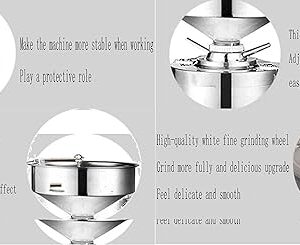 LETWOO Butter maker machine Sesame Sauce, Almond, Hazelnut For Commercial and Home. Automatic Stone Disc Grinder - Image 2