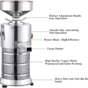 LETWOO Butter maker machine Sesame Sauce, Almond, Hazelnut For Commercial and Home. Automatic Stone Disc Grinder - Image 3