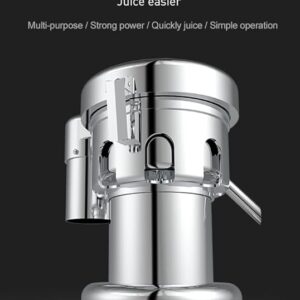LETWOO Commercial Automatic Juicer 370W Electric Fruit and Vegetable Juice Extractor, Stainless Steel and Aluminum Alloy Orange Juice Machine for Juice, Restaurants - Image 4
