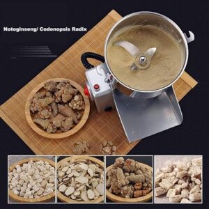 LETWOO Commercial Home Large Capacity Crusher Grains Dry Grinding Machine,Stainless Steel High Power Spice, Herb, Medicine Mill, Grinding Broken Powder Machine For Household 1000gm - Image 3