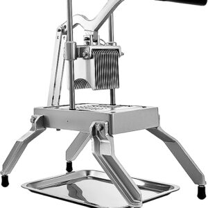 LETWOO Commercial Vegetable Fruit Dicer 3/16" Blade Onion Cutter Heavy Duty Stainless Steel Removable and Replaceable Kattex Chopper Tomato Slicer with Tray Brand: LTW LETWOO