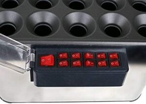 LETWOO Egg Sausage Hot Dog Roll Maker Egg Hamburger Boiler Frying Machine Omelette Master Automatic Electric Commercial 10 Tube Omelette Maker Egg Roll Maker - Image 4