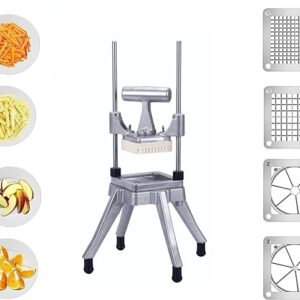 LETWOO French Fry Cutter,Commercial Restaurant French Fry Cutter Stainless Steel Food Grade Upright French Fries Cutter For Potato,Radish,Cucumber,Carrots (Chopper Model QTJ-J002) Brand: LTW LETWOO