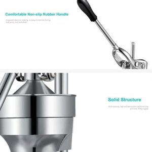 LETWOO Stainless Steel Professional Citrus Juicer - Manual Citrus Press and Orange Squeezer – Manual Orange Juicer - Image 4