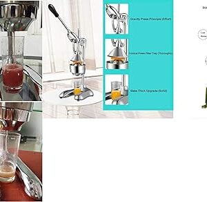LETWOO Stainless Steel Professional Citrus Juicer - Manual Citrus Press and Orange Squeezer – Manual Orange Juicer - Image 5