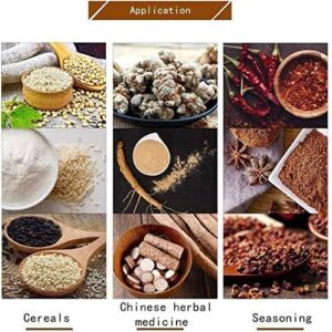 LETWOO Portable Grain Grinder Herb Grain Spice Cereal Mill Grinder Flour Powder Machine, High Speed Food Processor (150gm) - Image 4