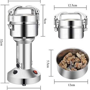 LETWOO Portable Grain Grinder Herb Grain Spice Cereal Mill Grinder Flour Powder Machine, High Speed Food Processor (150gm) - Image 5