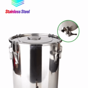 LETWOO 20L Beekeeping Honey Pail with 304 Stainless Steel Honey Gate