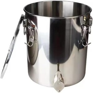 LETWOO 20L Beekeeping Honey Pail with 304 Stainless Steel Honey Gate