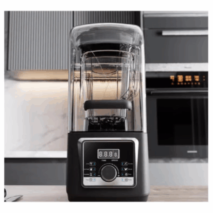 LETWOO Sound Proof Cover Electric Professional Blender and Grinder Quiet Commercial High Speed Commercial Food Blender Large 4L