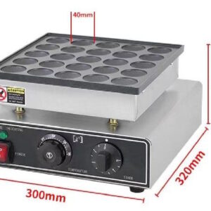 LETWOO I10V Commercial 25PCS Mini Pancake Maker,950W LETWOO Pancake Baker Machine,Non-stick Dorayaki Maker, Dutch Poffertjes Grill, Stainless Steel, Breakfast, Snacks, Desserts - Image 2