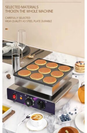 stainless steel waffle iron letwoo