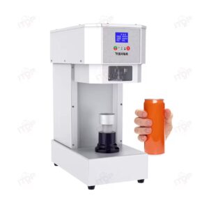 LETWOO Automatic Can Sealing Machine, Digital Display, Multi-Size Compatibility