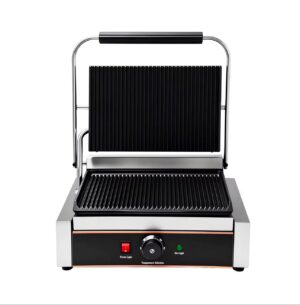 LETWOO commercial electric panini press 2200W stainless steel