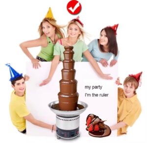 Heavy duty chocolate heating machine with adjustable temperature