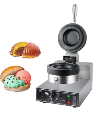 LETWOO burger waffle iron with stainless steel body