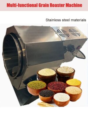 LETWOO 1500W Vertical Grain Roaster Machine – Commercial Peanut & Seed Roasting Machine